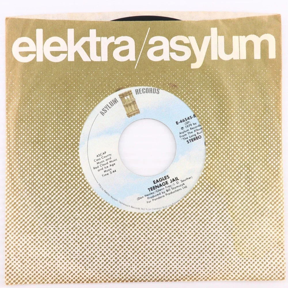 Eagles Heartache Tonight/Teenage Jail 1979 45 rpm 7" Single Vinyl Record E-46545 - Picture 7 of 7